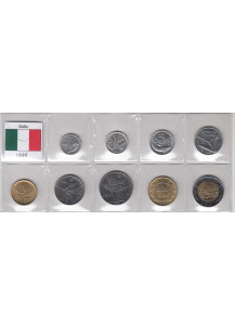 1985 - Serietta di 9 monete tutte dell'anno 1985 in condizioni fdc